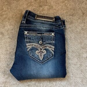 Rock Revival Dark Blue Boot Cut Jeans